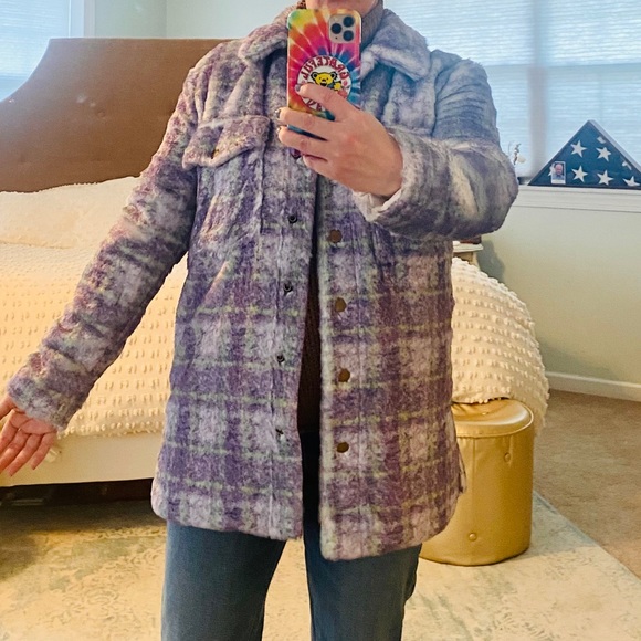 Anthropologie flannel coat - Picture 2 of 3
